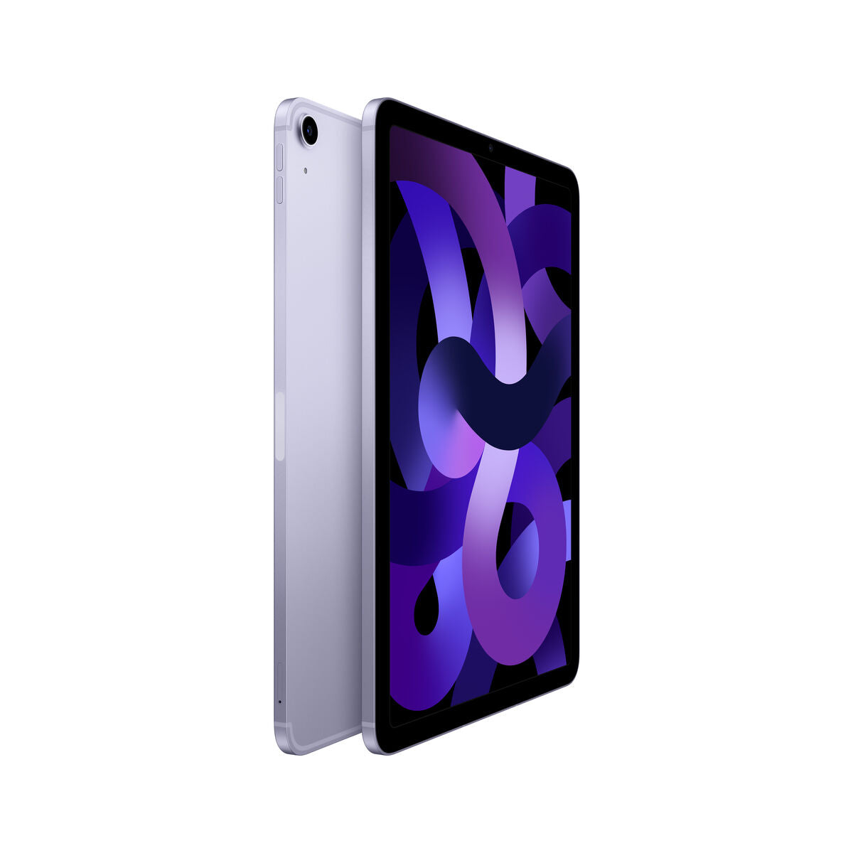 Apple iPad Air | 10,9" Liquid Retina Display | 64 GB Speicher | 8 GB RAM | Apple M-Serie Chip | Wi-Fi + 5G | 12 MP Kamera | iPadOS 15 | Lila | USB-C | Slate-Design