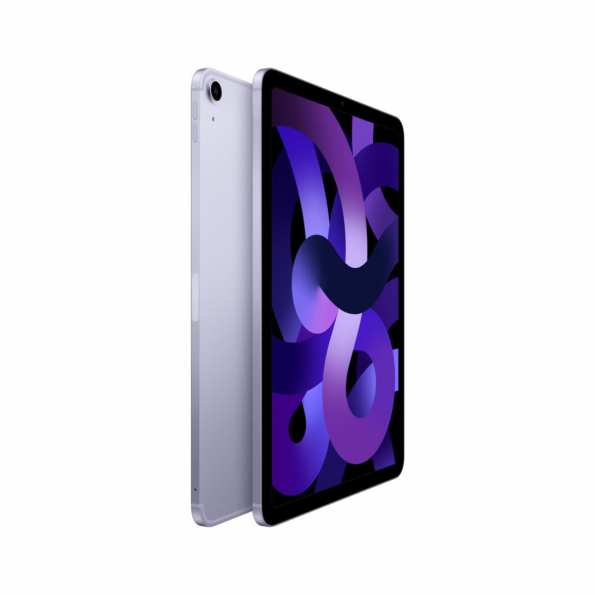 Apple iPad Air | 10,9" Liquid Retina Display | 64 GB Speicher | 8 GB RAM | Apple M-Serie Chip | Wi-Fi + 5G | 12 MP Kamera | iPadOS 15 | Lila | USB-C | Slate-Design