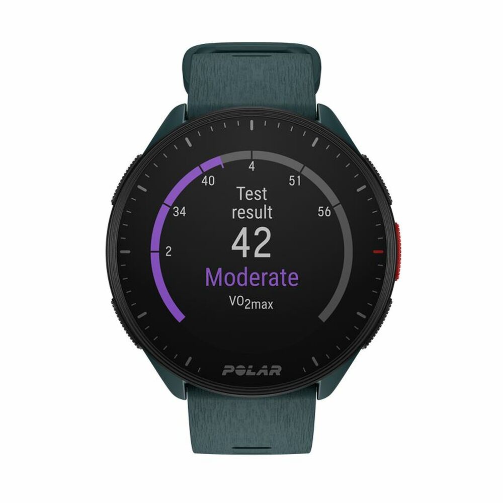 Polar Pacer Smartwatch 45mm | GPS & Heart Rate Monitor | Pedometer Running Watch | 1.2" Display | Green | Swimming & Fitness Tracker