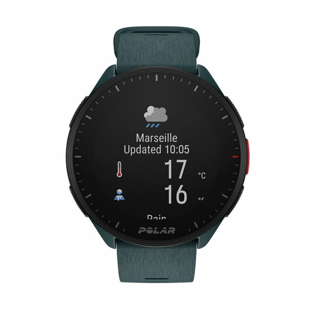 Polar Pacer Smartwatch 45mm | GPS & Heart Rate Monitor | Pedometer Running Watch | 1.2" Display | Green | Swimming & Fitness Tracker