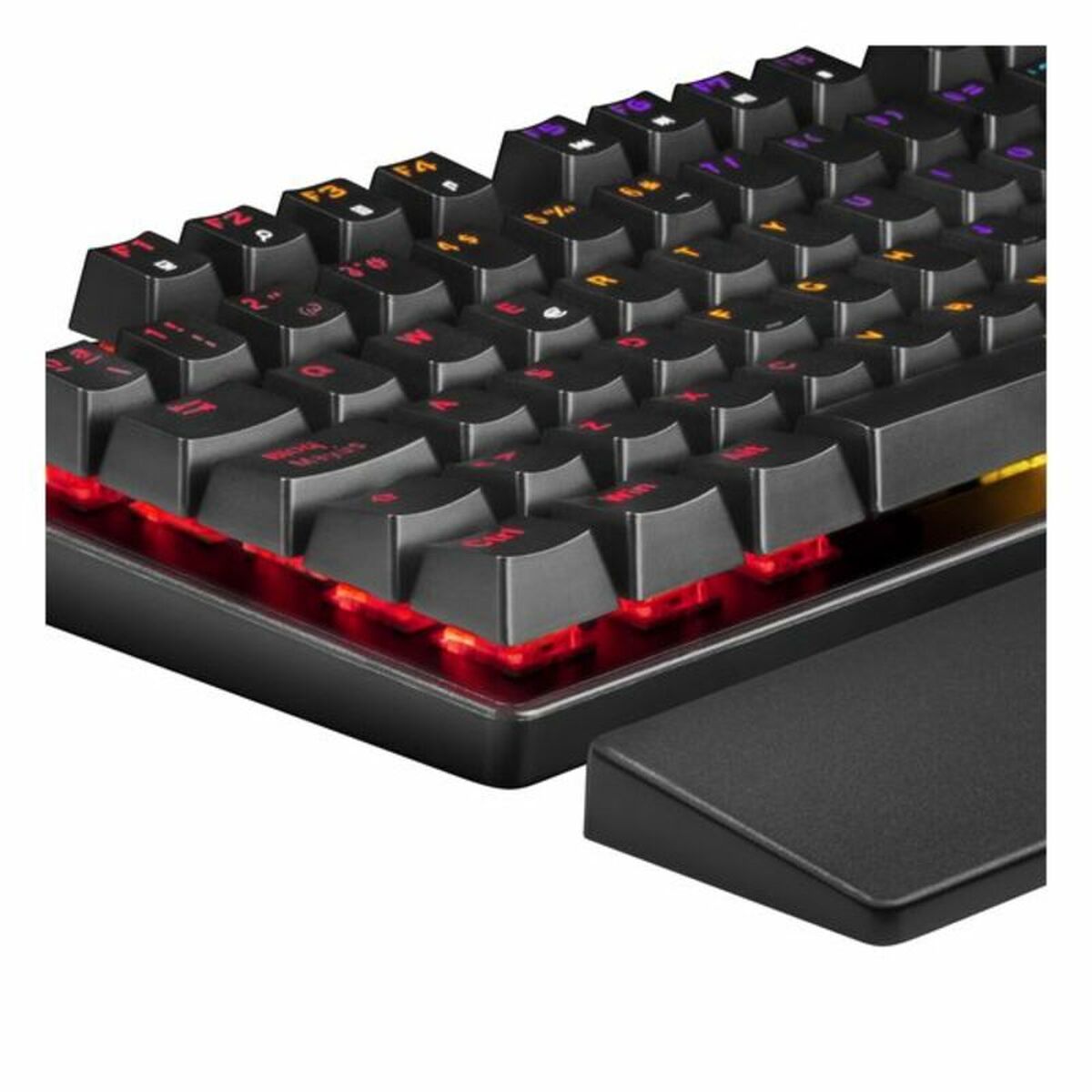 Teclado para juegos Mars Gaming MKXTKLR | Retroiluminación LED RGB | Anti-ghosting | QWERTY en español | USB con cable