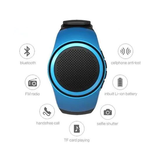 Altavoz Bluetooth portátil | Diseño de pulsera | Audio manos libres | Resistente al agua | Sonido de alta calidad para música, llamadas y actividades al aire libre