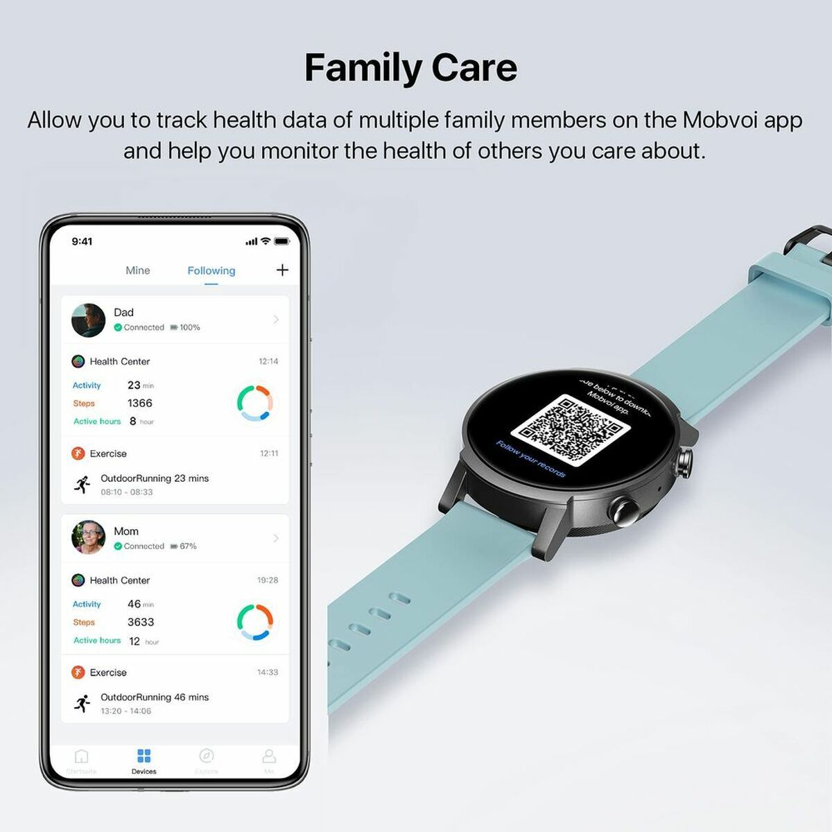 TicWatch E3 Smartwatch | 1,3-Zoll-HD-Bildschirm | GPS | 45 Tage Autonomie | Schwarz