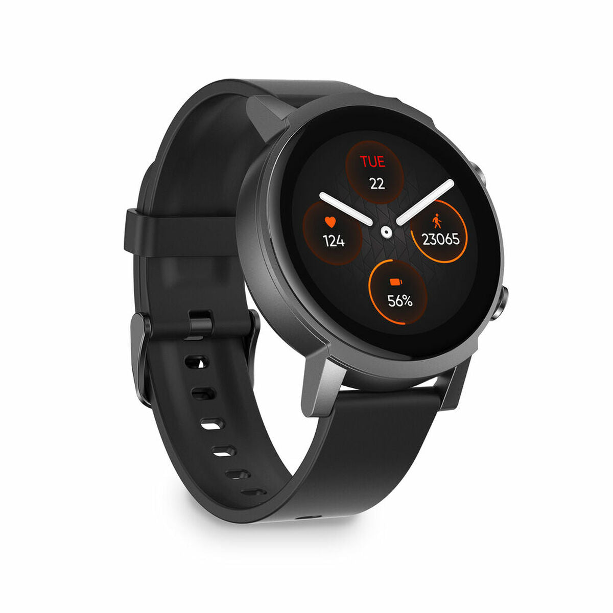TicWatch E3 Smartwatch | 1,3-Zoll-HD-Bildschirm | GPS | 45 Tage Autonomie | Schwarz
