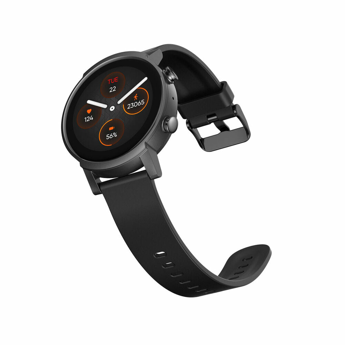 TicWatch E3 Smartwatch | 1,3-Zoll-HD-Bildschirm | GPS | 45 Tage Autonomie | Schwarz