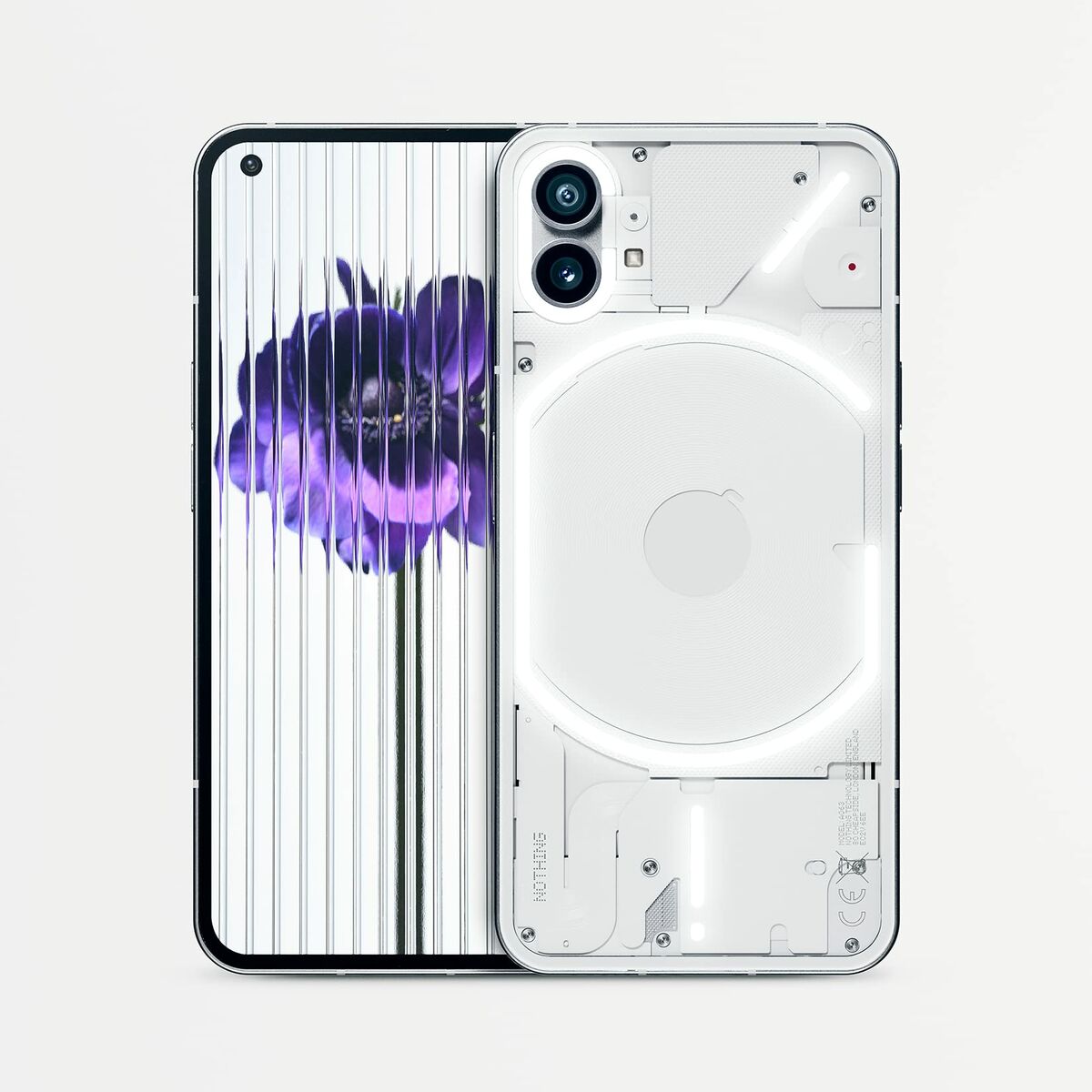 Nothing Phone (1) | 6,55" OLED-Display | 12 GB RAM | 256 GB Speicher | 50 MP Dual-Kamera | 5G White Edition