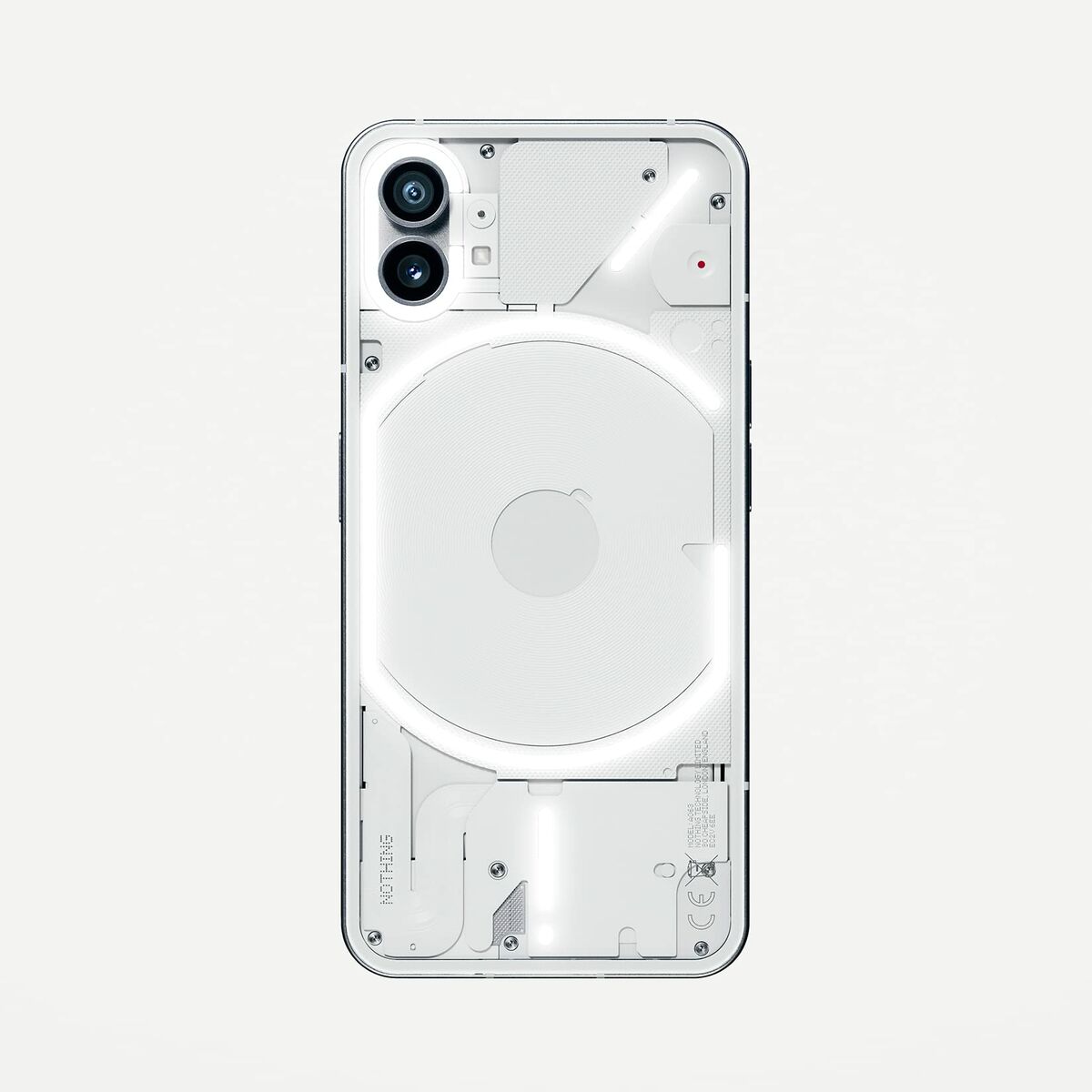 Nothing Phone (1) | 6,55" OLED-Display | 12 GB RAM | 256 GB Speicher | 50 MP Dual-Kamera | 5G White Edition