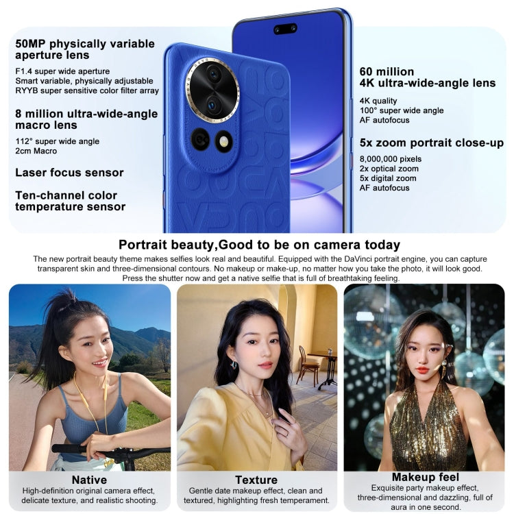 Huawei nova 12 Ultra | 12 GB + 1 TB | Cámara frontal dual de 60 MP | Pantalla OLED LTPO | HarmonyOS 4.0