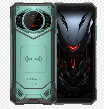 Smartphone DOOGEE S200X | Teléfono robusto con Android 14 | Pantalla FHD+ de 6,72" y 120 Hz | 12 GB de RAM + 512 GB de ROM | Cámara de 100 MP | 5G | 10100 mAh | IP68/IP69K MIL-STD-810H | NFC | Face ID | Doble SIM
