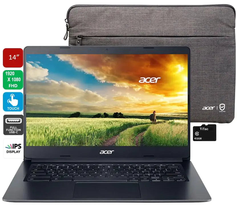 Acer Chromebook 314 | 14″ Full HD Touchscreen | Intel Celeron N4020 | 4 GB RAM | 64 GB eMMC | Chrome OS