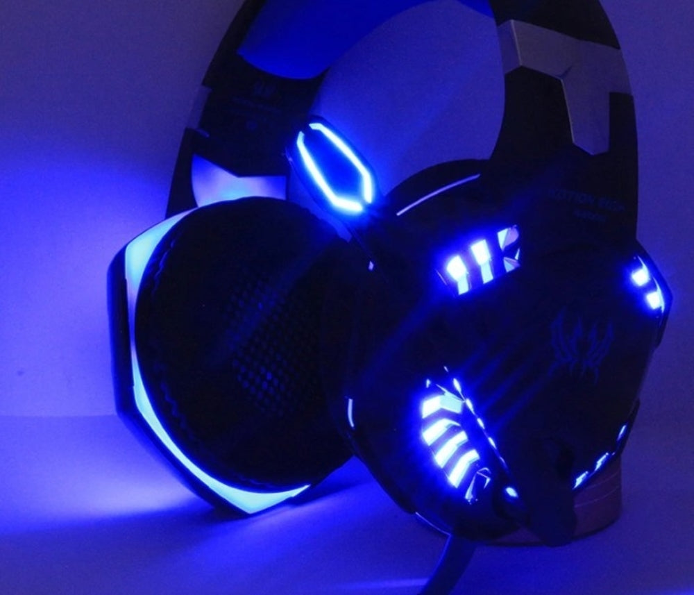 Ninja Dragon G9300 LED Gaming Headset with Microphone | 3.5mm + USB | Multi-Platform Compatibility