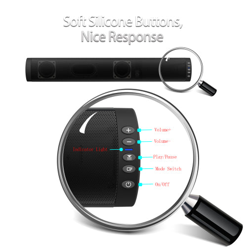 Bluetooth 5.0 TV PC Soundbar | 2.0 Channel Home Theater Subwoofer with DSP & 3D Stereo