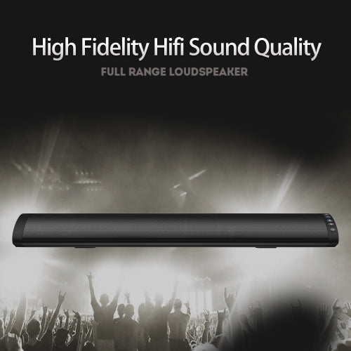 Bluetooth 5.0 TV PC Soundbar | 2.0 Channel Home Theater Subwoofer with DSP & 3D Stereo