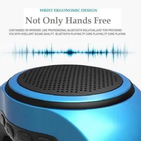 Altavoz Bluetooth portátil | Diseño de pulsera | Audio manos libres | Resistente al agua | Sonido de alta calidad para música, llamadas y actividades al aire libre