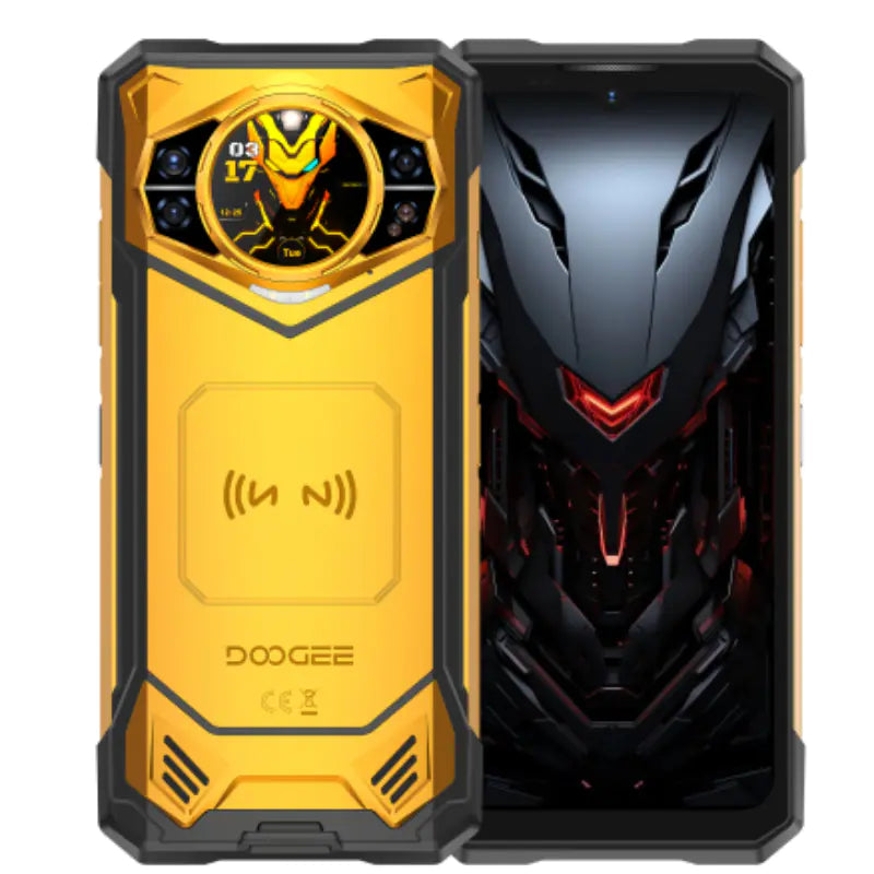 Smartphone DOOGEE S200X | Teléfono robusto con Android 14 | Pantalla FHD+ de 6,72" y 120 Hz | 12 GB de RAM + 512 GB de ROM | Cámara de 100 MP | 5G | 10100 mAh | IP68/IP69K MIL-STD-810H | NFC | Face ID | Doble SIM