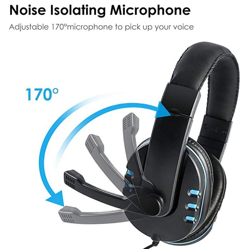 Dragon Space G3600 Wired Stereo Gaming Headset | 3.5mm Over-Ear with Mic | PS4 Xbox PC Compatible