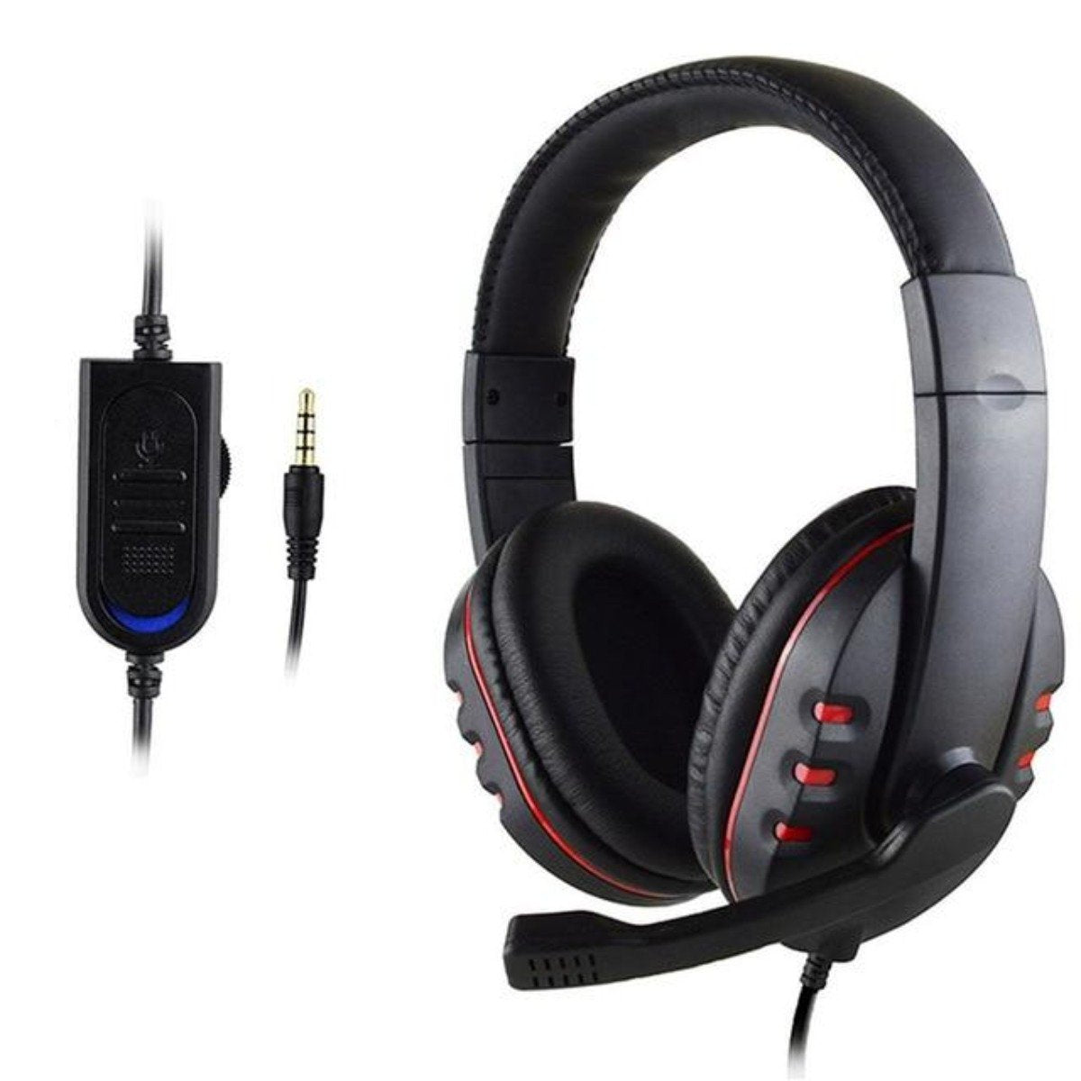Dragon Space G3600 Wired Stereo Gaming Headset | 3.5mm Over-Ear with Mic | PS4 Xbox PC Compatible