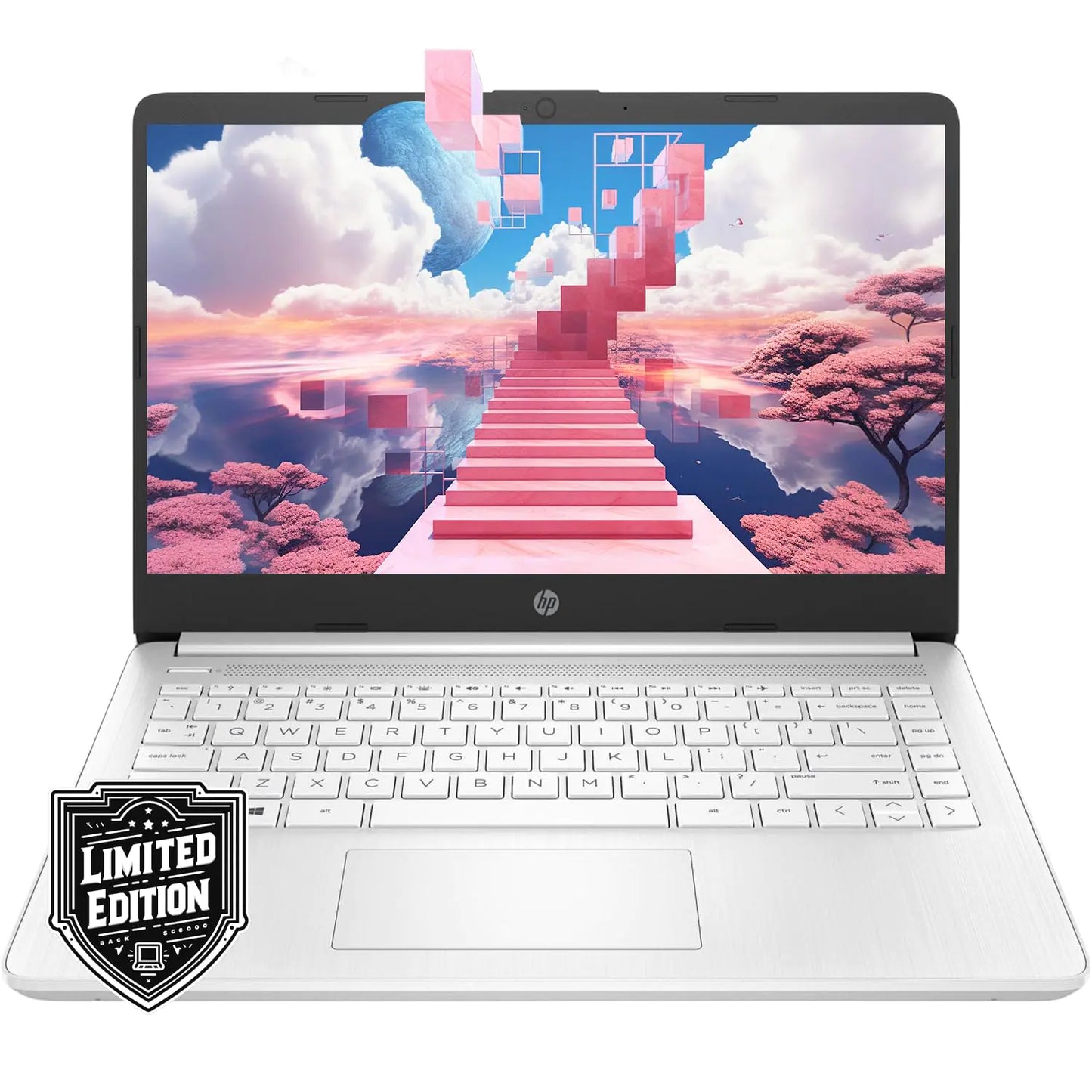 HP 14″ HD Laptop | Back to School Limited Edition | Snow White | 16 GB RAM | 576 GB Storage | Windows 11