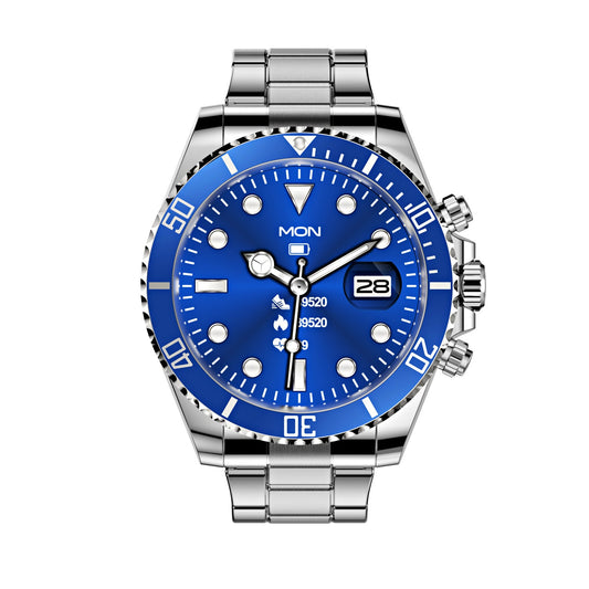 High Quality Stainless Steel Smart Watch | 1.28" TFT | Heart Rate & Fitness Tracker | iOS Compatible