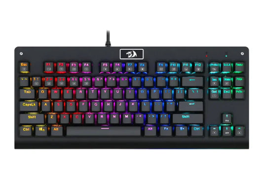 Teclado mecánico con cable | 87 teclas | Retroiluminado | Diseño ergonómico