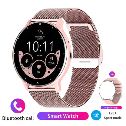 Reloj inteligente FitPro Health | Monitor de frecuencia cardíaca y presión arterial | Rastreador de actividad física y ejercicio | Dispositivo portátil ligero para el control diario de la salud
