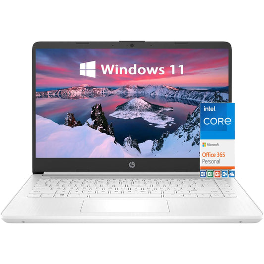 HP | 14-Inch Student Laptop | Intel Celeron N4120 | 16GB RAM | 192GB Storage | Windows 11 | USB-C | 12H Battery Life | Microsoft 365 Included
