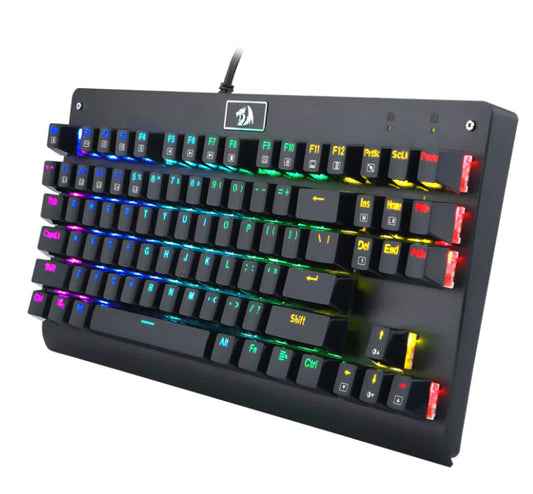 Teclado mecánico con cable | 87 teclas | Retroiluminado | Diseño ergonómico