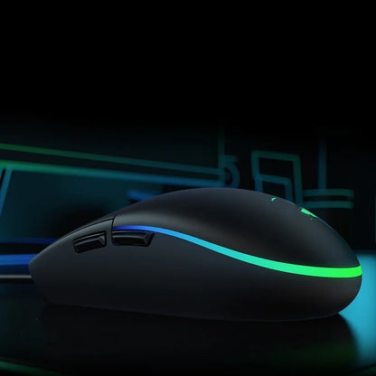 RGB Wired Gaming Mouse | High-Precision Optical Sensor | Adjustable DPI | USB Wired | Ergonomic Design | G102 Black