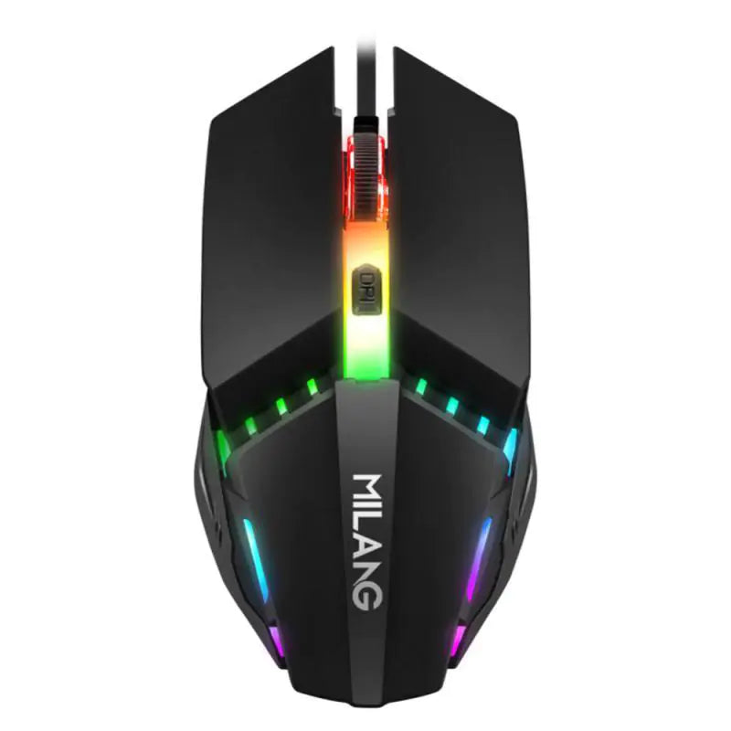 RYRA M5 RGB Wired Gaming Mouse | USB Optical | 4 Buttons | RGB LED Lighting | Precision Control for PC & Laptop